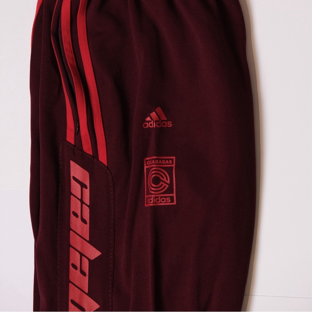 XL Maroon Adidas Yeezy Calabasas Track Pants